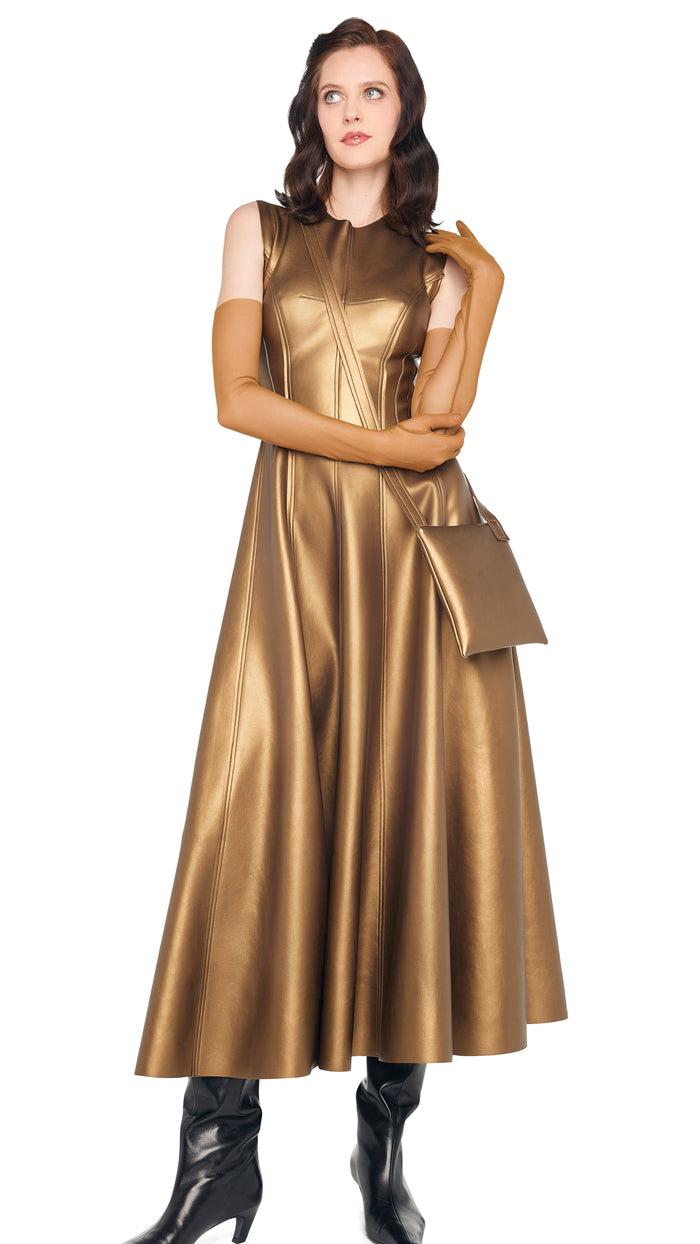 norma kamali SLEEVELESS LONG GRACE DRESS