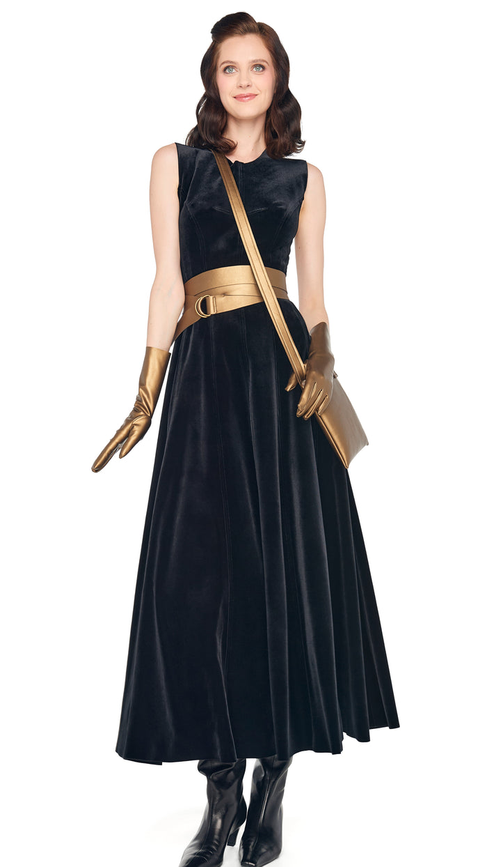 norma kamali SLEEVELESS LONG GRACE DRESS