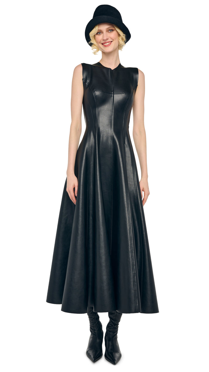 norma kamali SLEEVELESS LONG GRACE DRESS