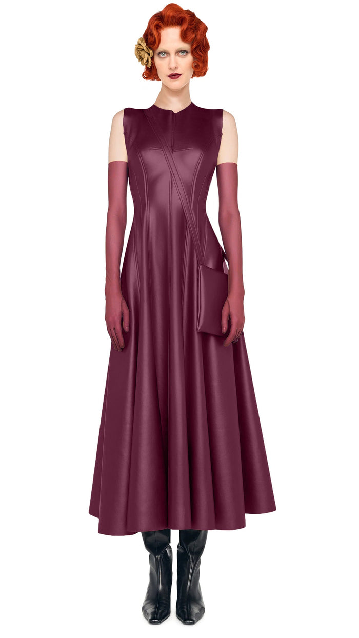 norma kamali SLEEVELESS LONG GRACE DRESS