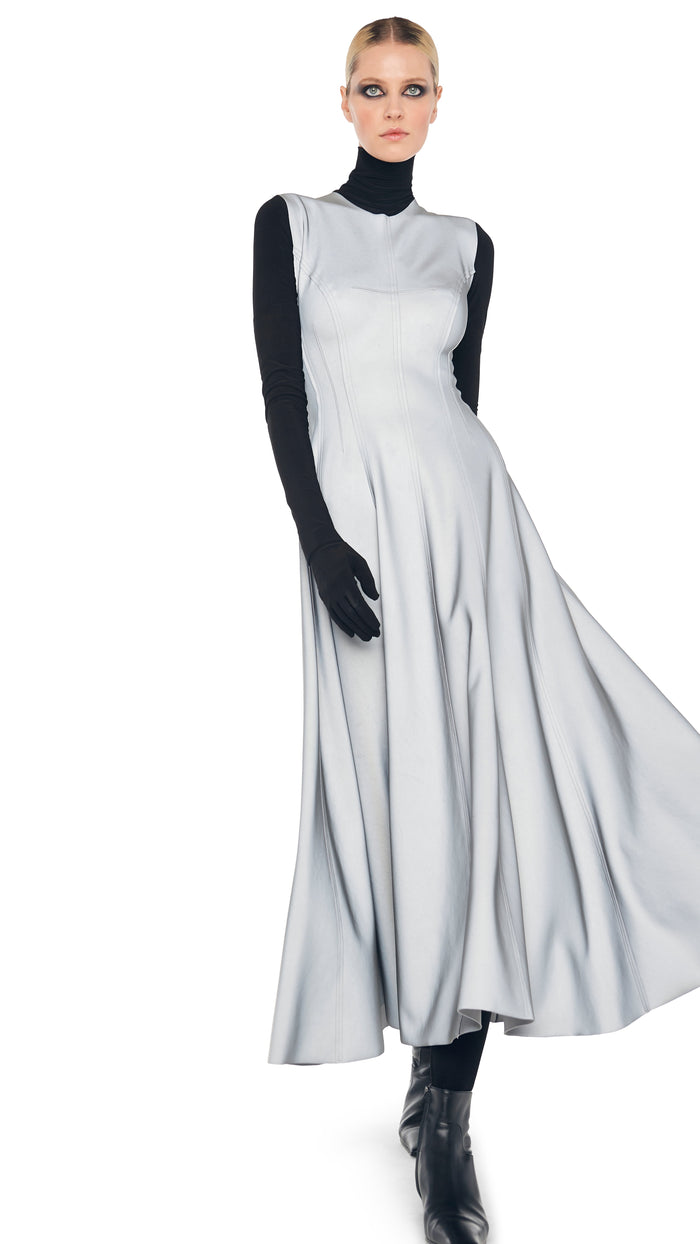 norma kamali SLEEVELESS LONG GRACE DRESS
