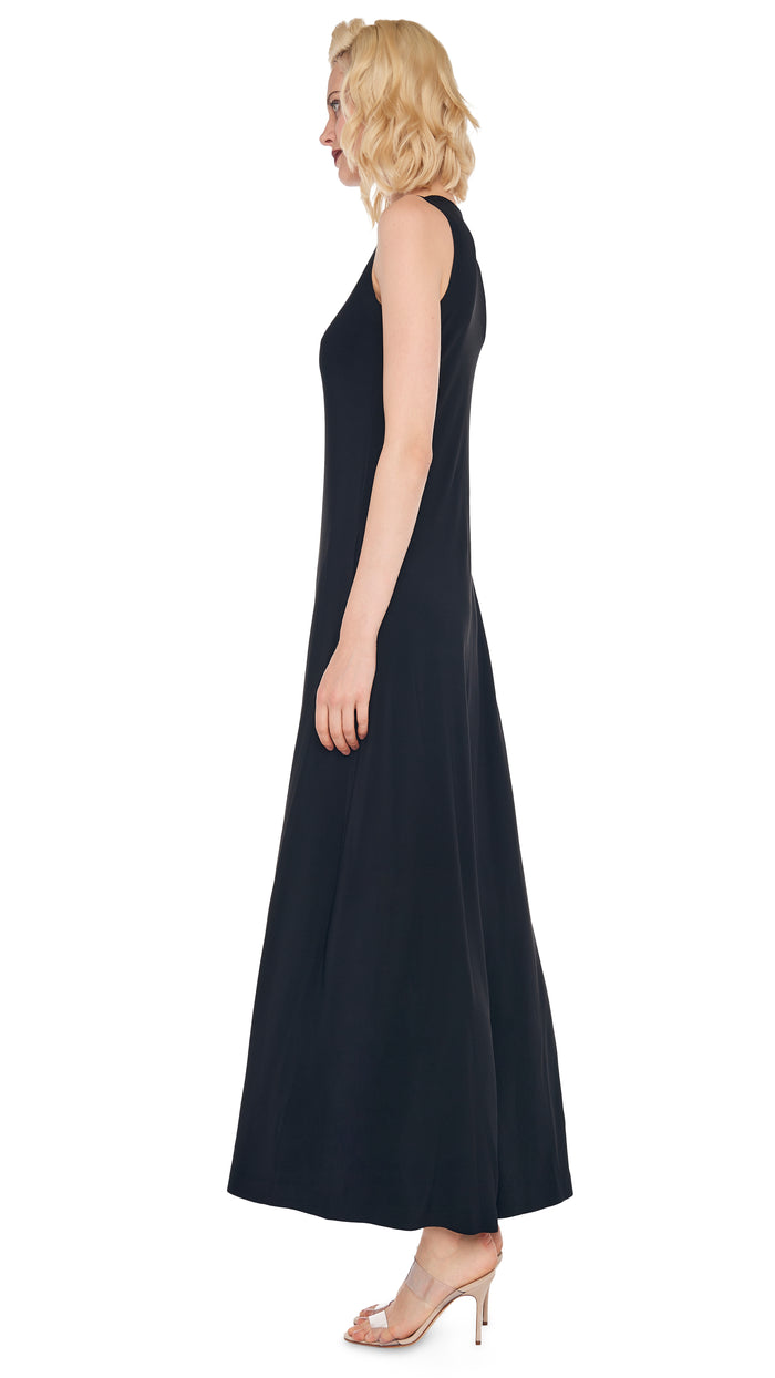 Norma Kamali SLEEVELESS LONG SWING DRESS