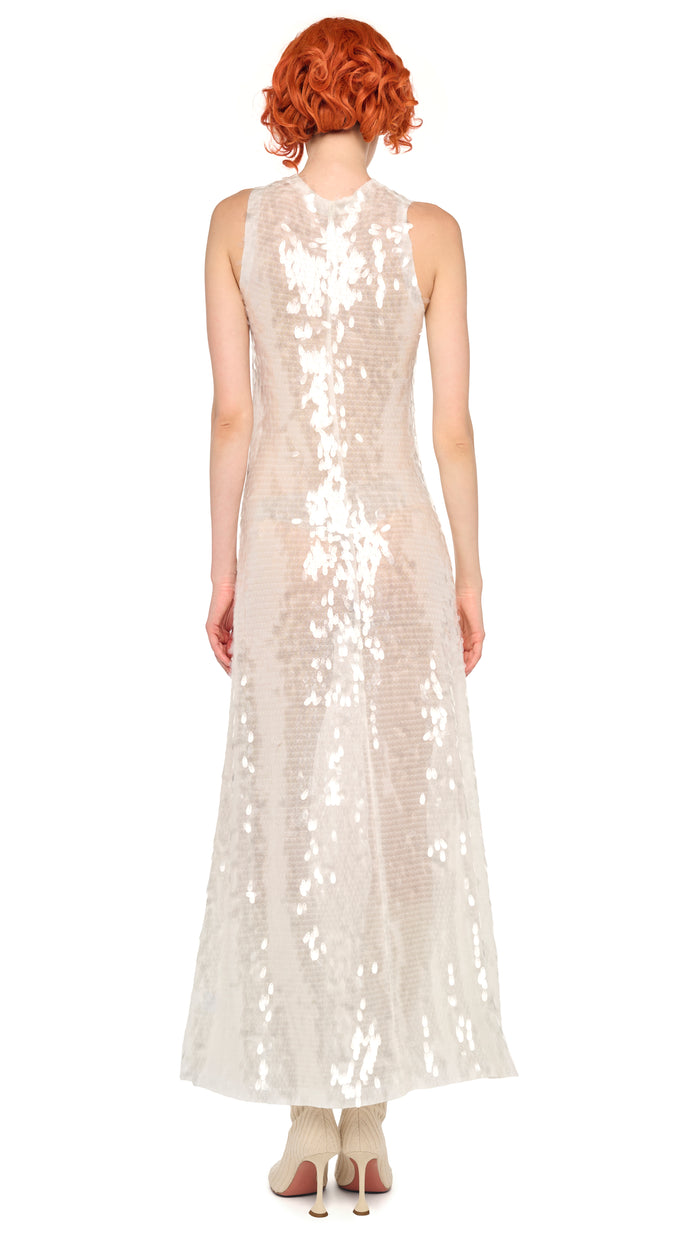 Norma Kamali SLEEVELESS LONG SWING DRESS