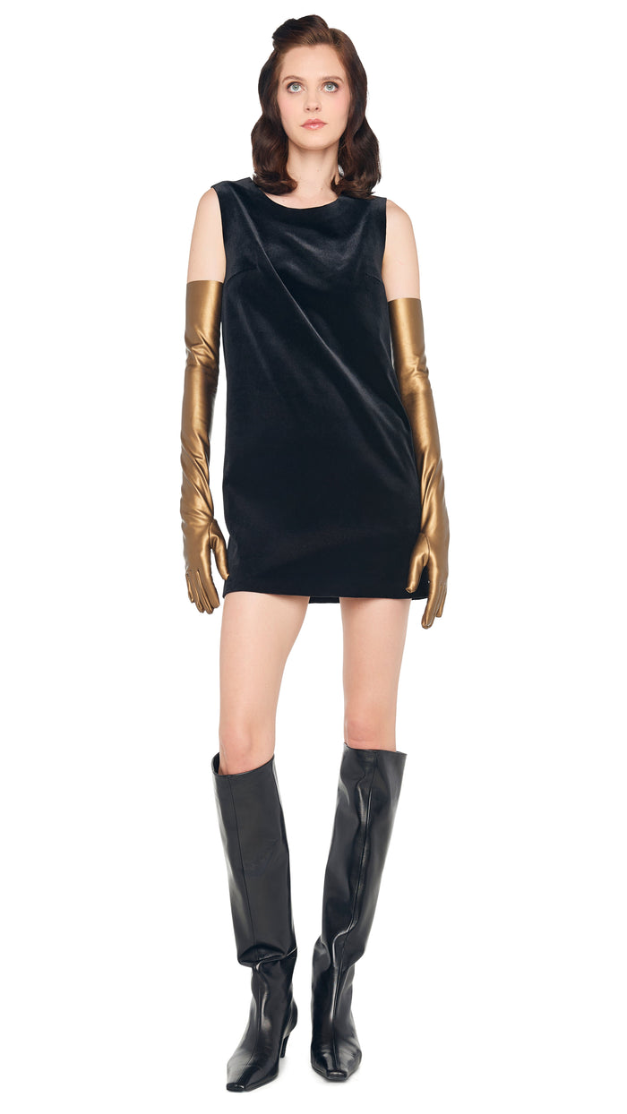 norma kamali SLEEVELESS MINI DRESS