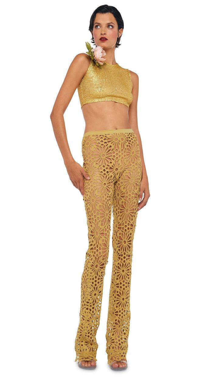 norma kamali SLEEVELESS SLIM FIT CROPPED TOP