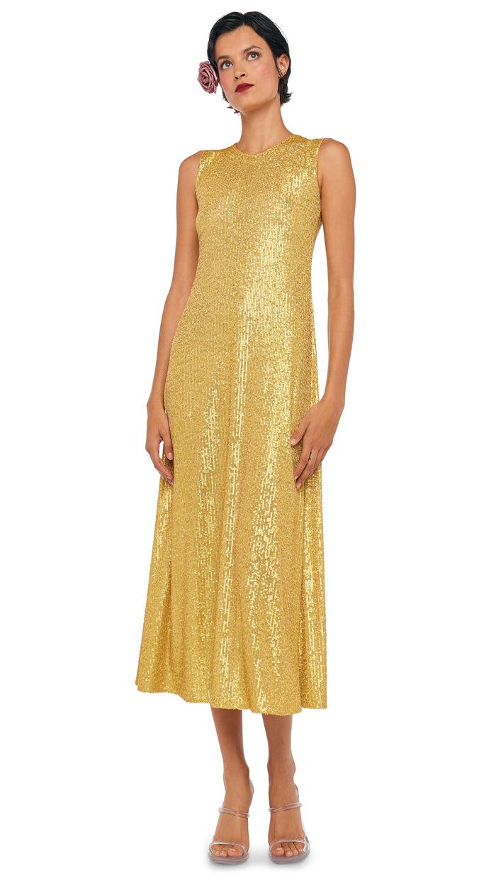 norma kamali SLEEVELESS SWING DRESS