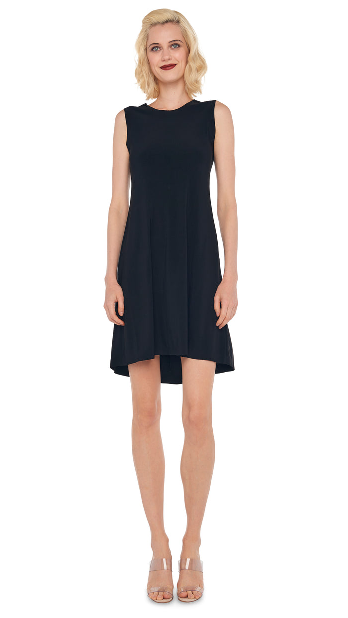 norma kamali SLEEVELESS SWING DRESS