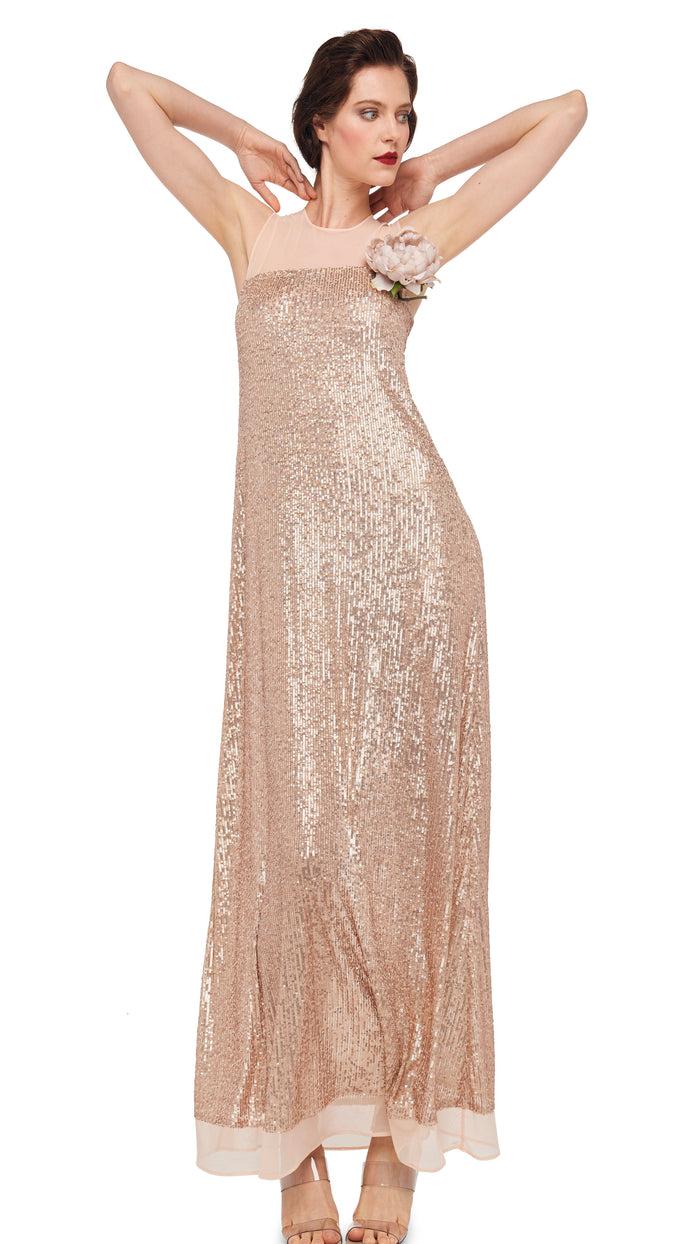 Norma Kamali SLEEVELESS SWING MAXI DRESS