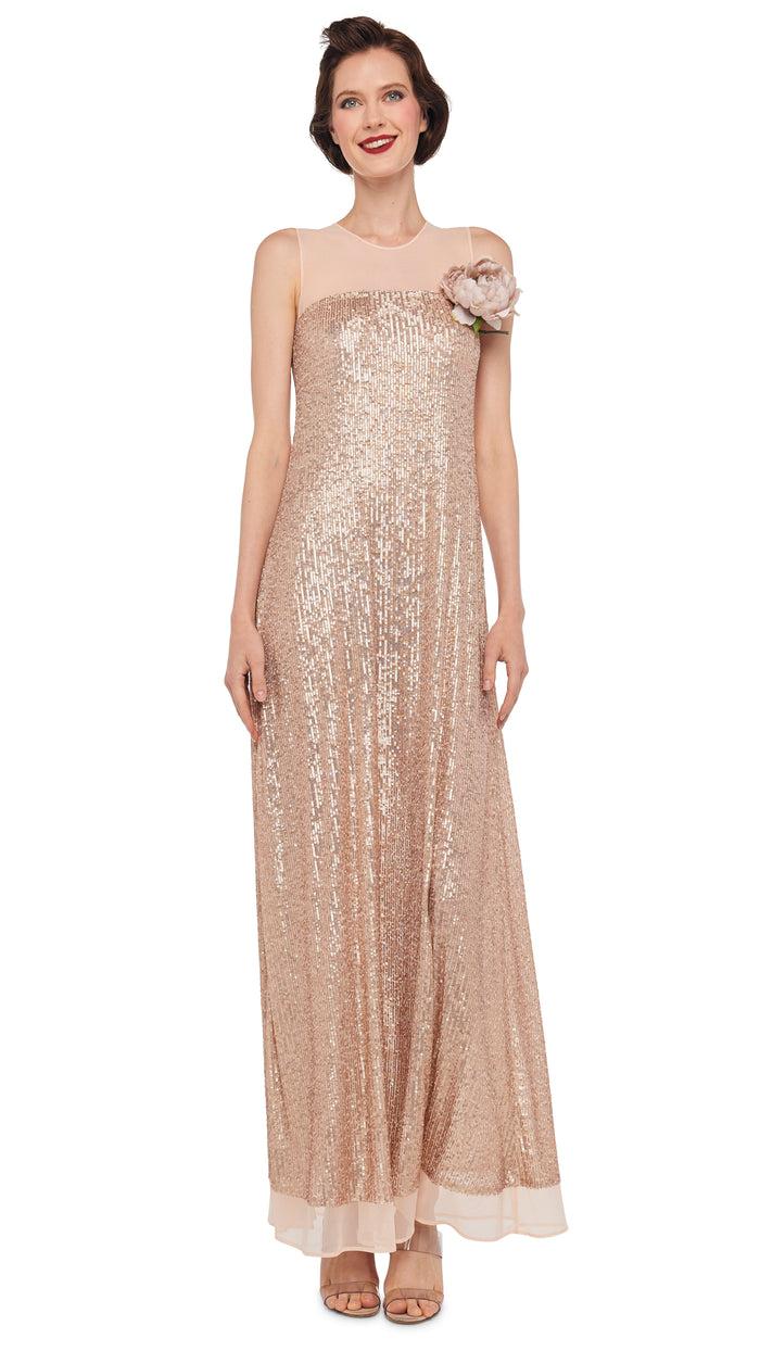 norma kamali SLEEVELESS SWING MAXI DRESS