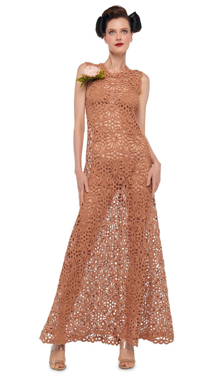 norma kamali SLEEVELESS SWING MAXI DRESS