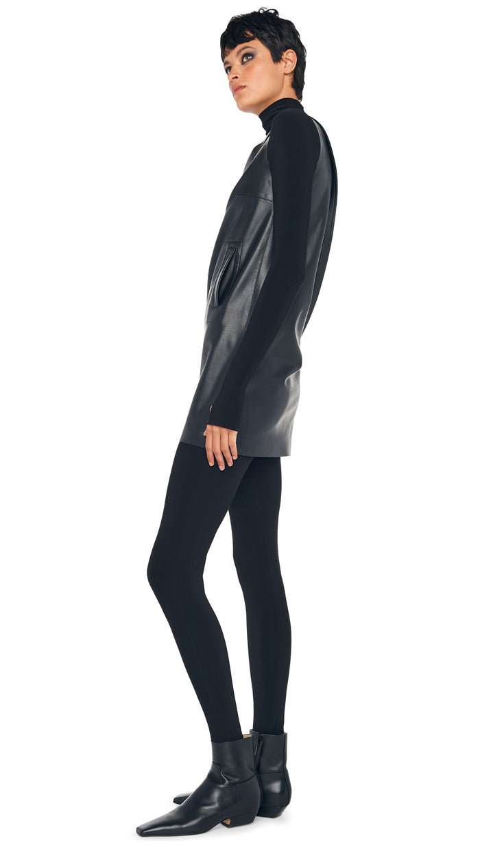 Norma Kamali SLEEVELESS TAILORED MINI DRESS