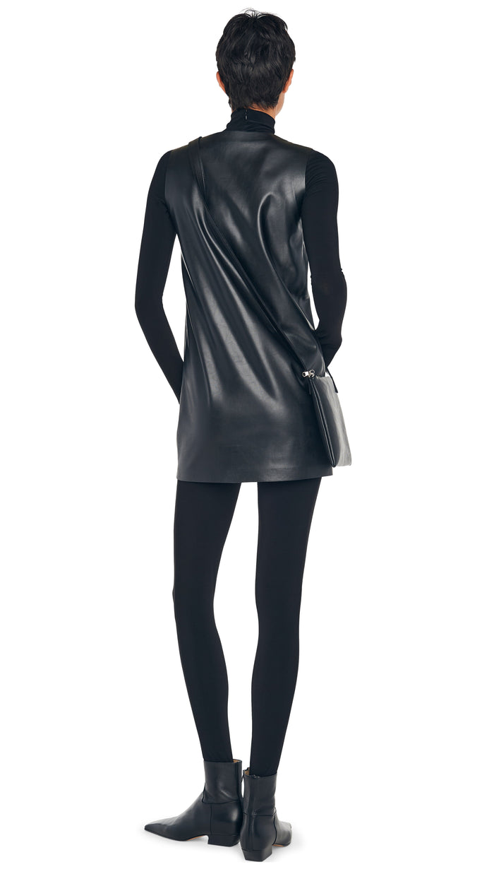 Norma Kamali SLEEVELESS TAILORED MINI DRESS