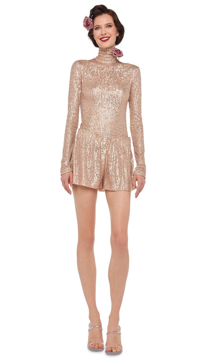 norma kamali SLIM FIT LONG SLEEVE TURTLE TOP