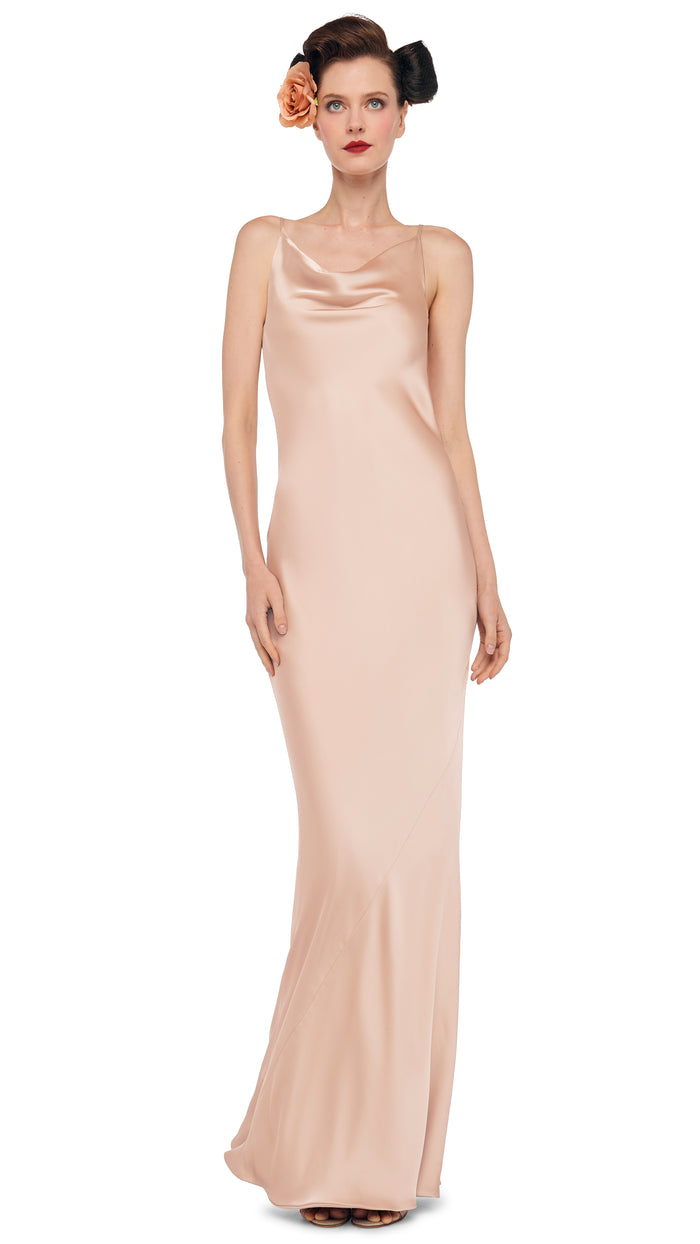 norma kamali SLIP MARIA GOWN