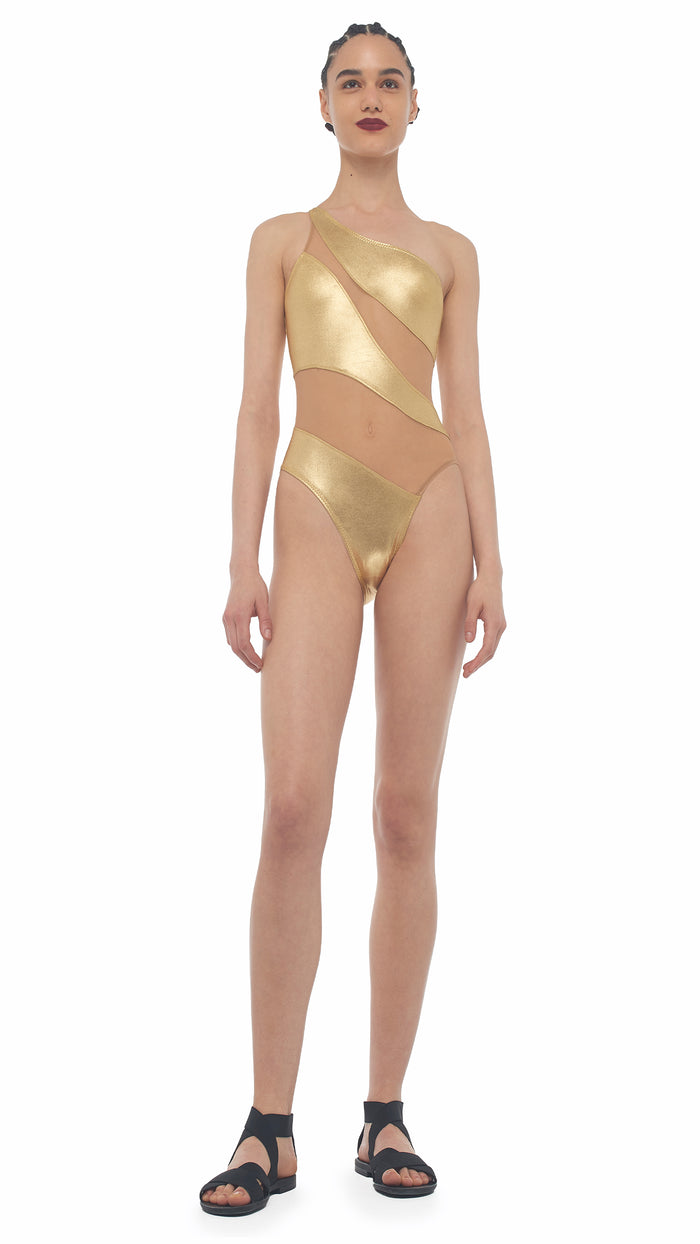 norma kamali SNAKE MESH MIO