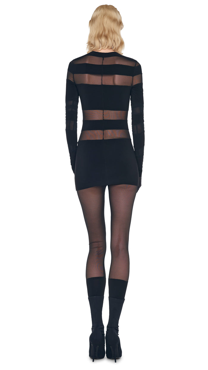 Norma Kamali SPLICED PICKLEBALL DRESS