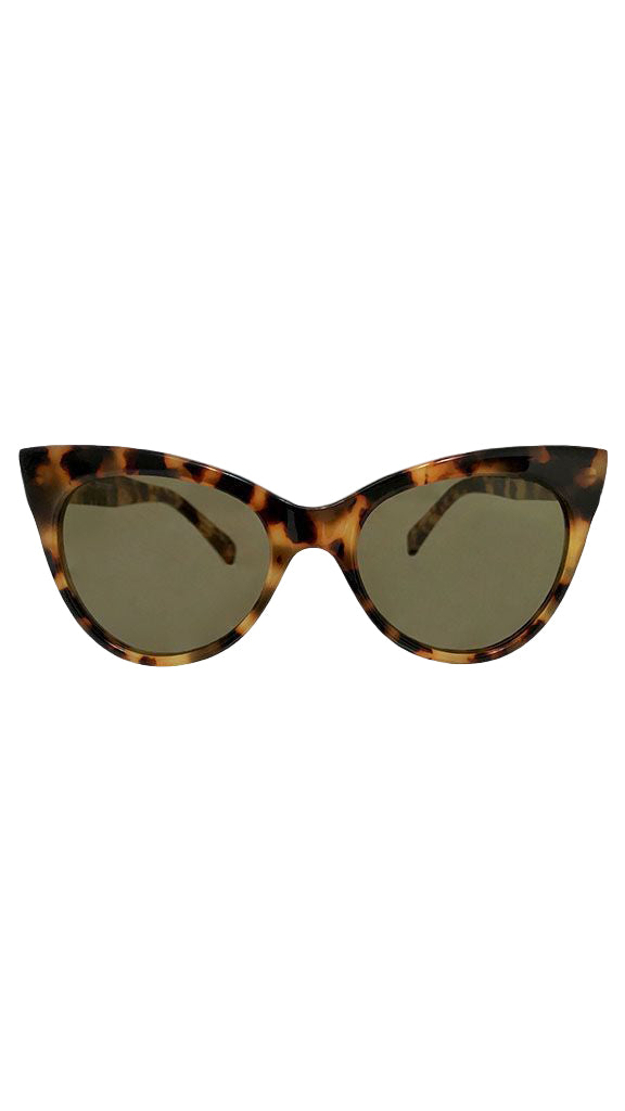 norma kamali SQUARE CAT EYE SUNGLASSES