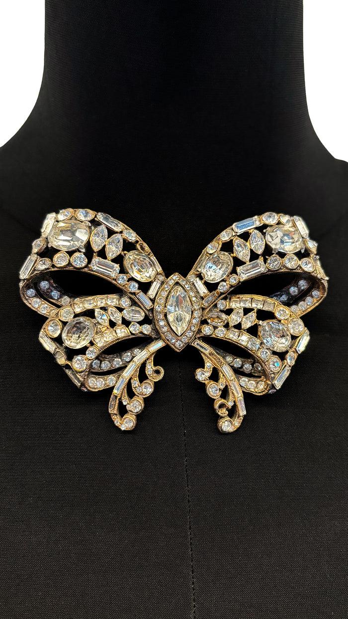 Norma Kamali STARET BOW STONE BROOCH