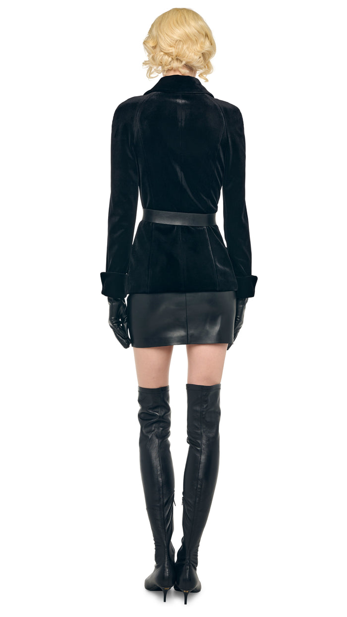 Norma Kamali STRAIGHT MINI SKIRT