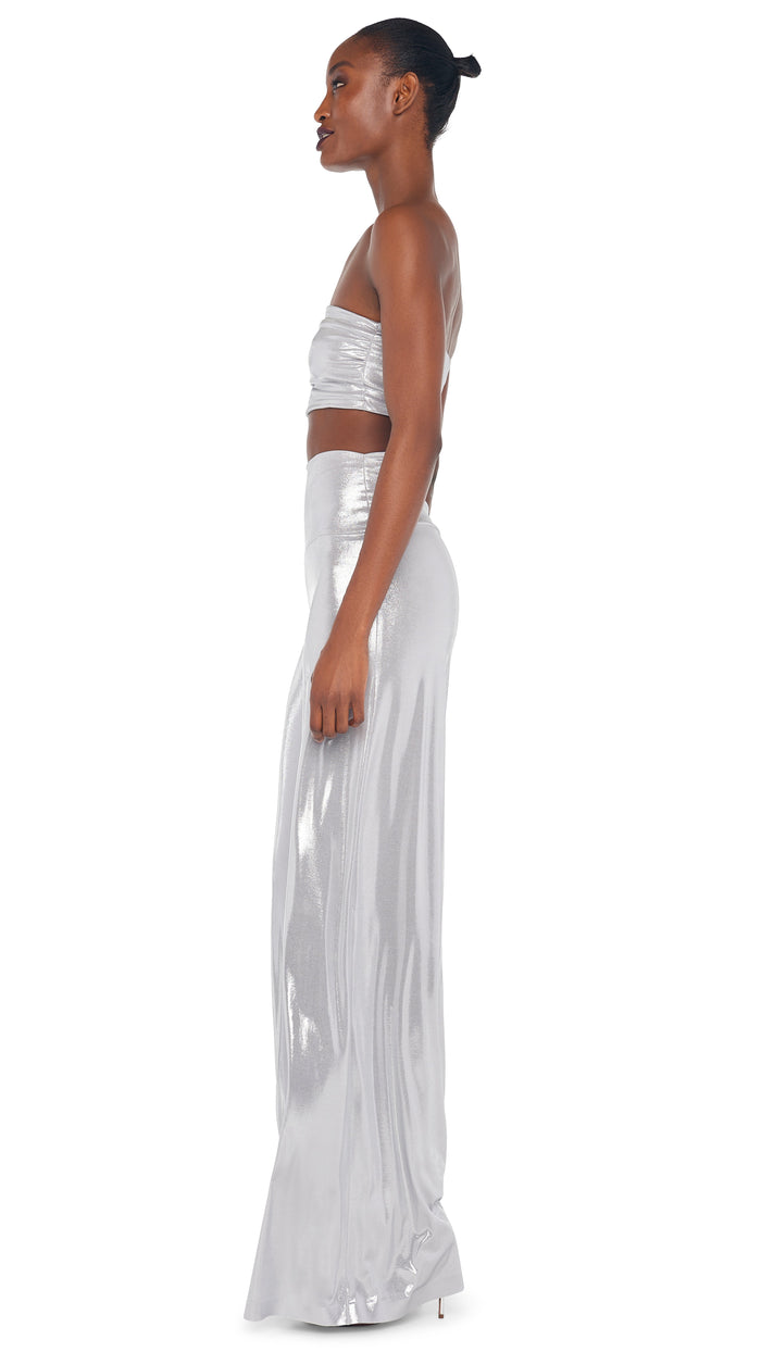 Norma Kamali STRAPLESS CROPPED TOP