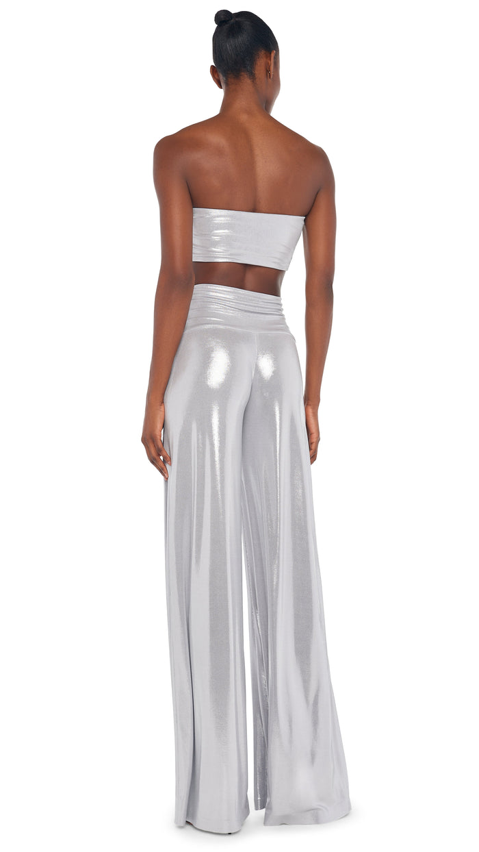 Norma Kamali STRAPLESS CROPPED TOP