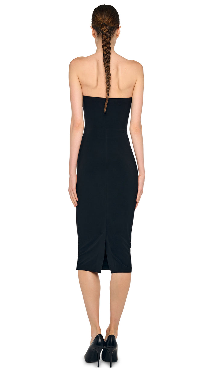 Norma Kamali STRAPLESS DRESS TO KNEE