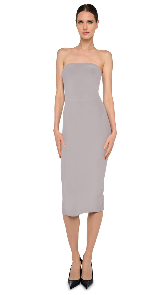 norma kamali STRAPLESS DRESS TO KNEE