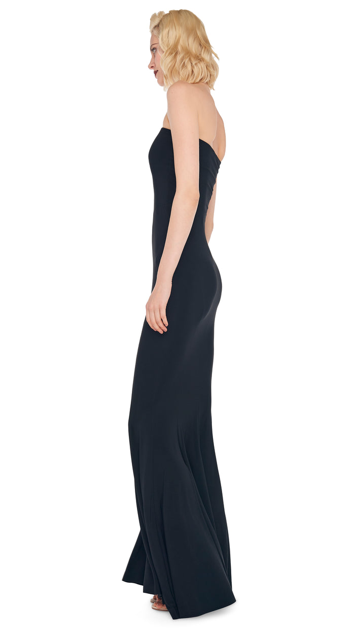 Norma Kamali STRAPLESS FISHTAIL GOWN