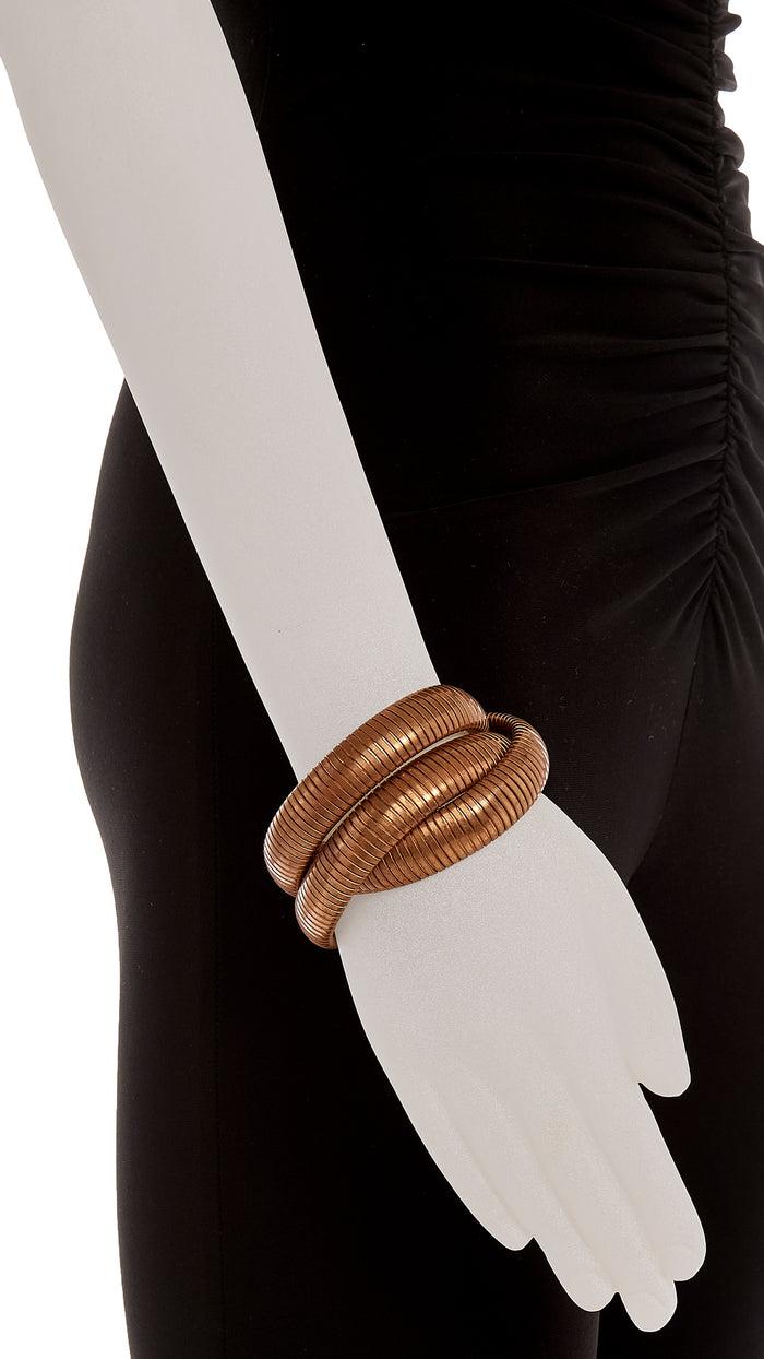 norma kamali STRETCH BRACELET SET OF 2