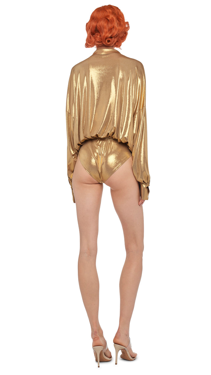 Norma Kamali SUPER OS BF NK SHIRT BODYSUIT