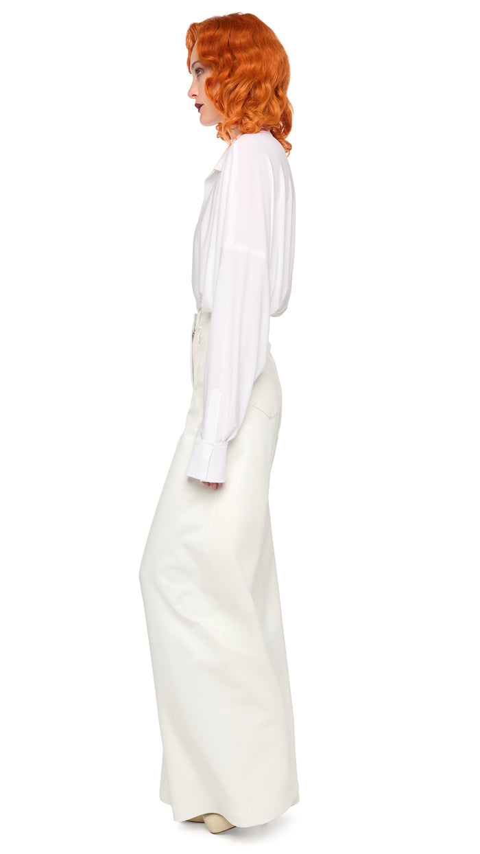 Norma Kamali SUPER OS BF NK SHIRT BODYSUIT