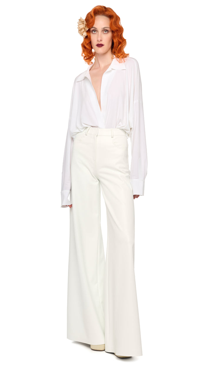 norma kamali SUPER OS BF NK SHIRT BODYSUIT