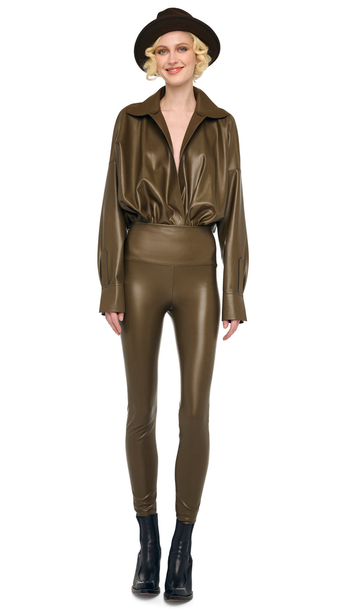 Norma Kamali SUPER OS BF NK SHIRT BODYSUIT