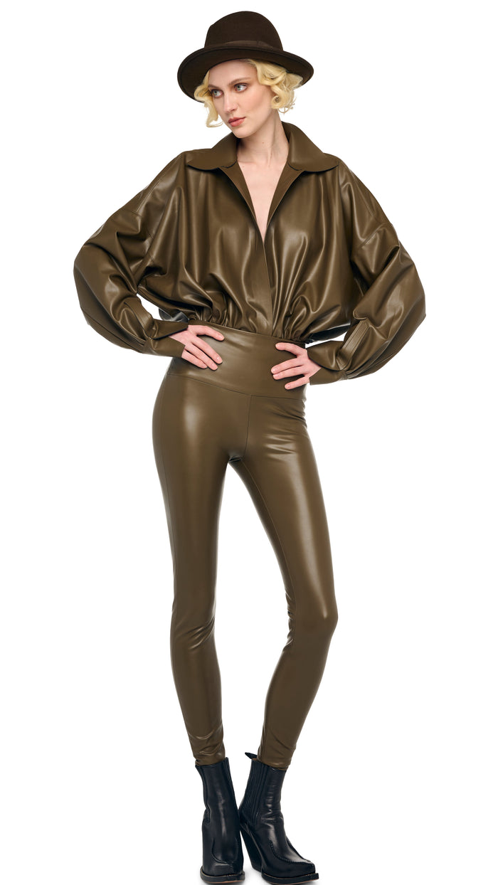 norma kamali SUPER OS BF NK SHIRT BODYSUIT