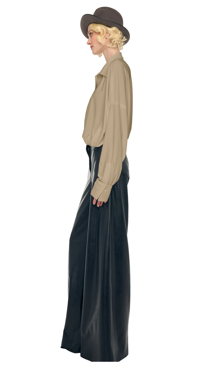 Norma Kamali SUPER OS BF NK SHIRT BODYSUIT