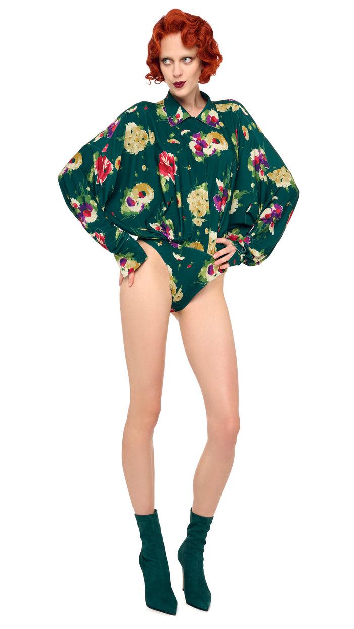 norma kamali SUPER OS BF NK SHIRT BODYSUIT