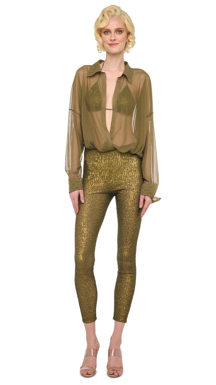 norma kamali SUPER OS BF NK SHIRT BODYSUIT