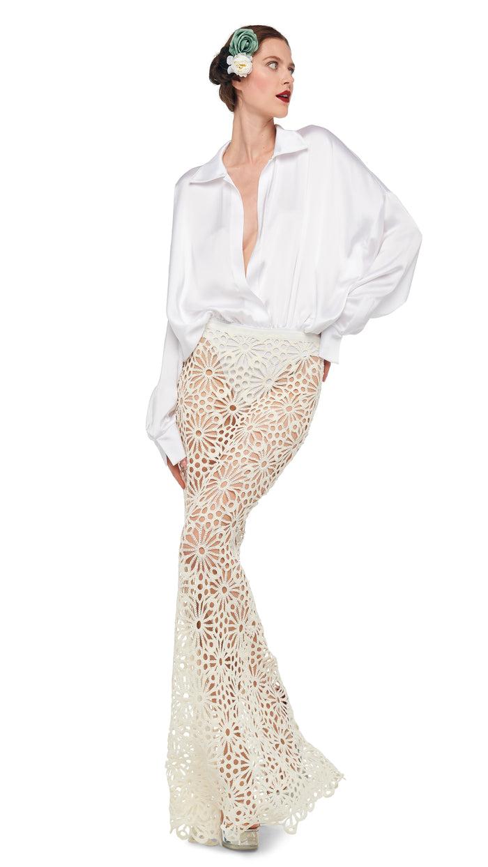 Norma Kamali SUPER OS BF NK SHIRT BODYSUIT