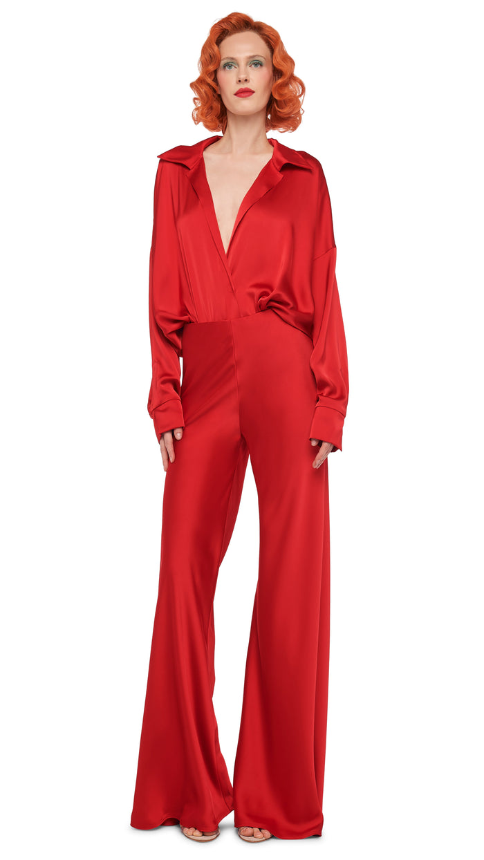 norma kamali SUPER OS BF NK SHIRT BODYSUIT