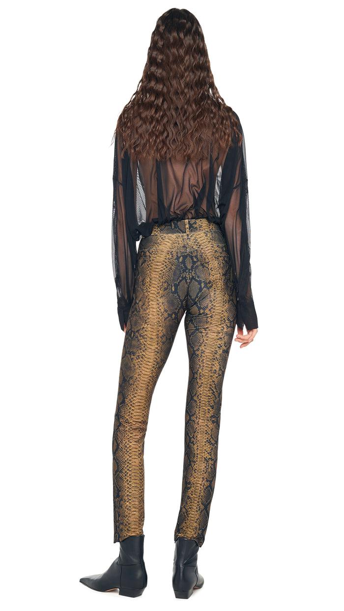 Norma Kamali SUPER OS BF NK SHIRT BODYSUIT W/ BOW