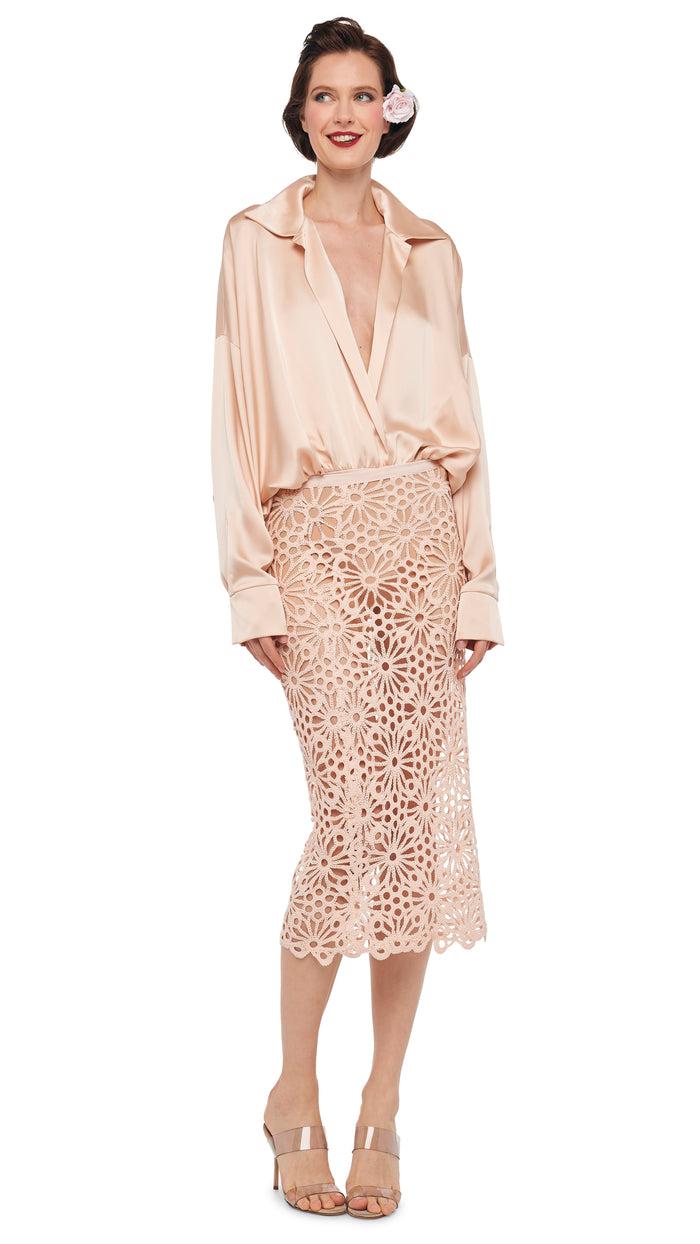 Norma Kamali SUPER OS BF NK SHIRT BODYSUIT