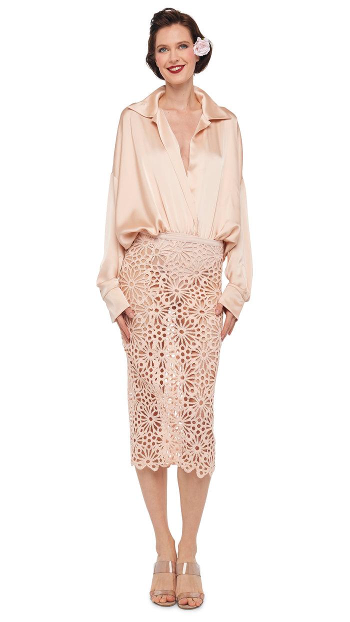 norma kamali SUPER OS BF NK SHIRT BODYSUIT