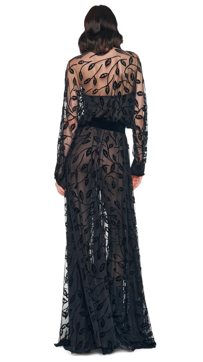 Norma Kamali SUPER OS BF NK SHIRT FLARED GOWN