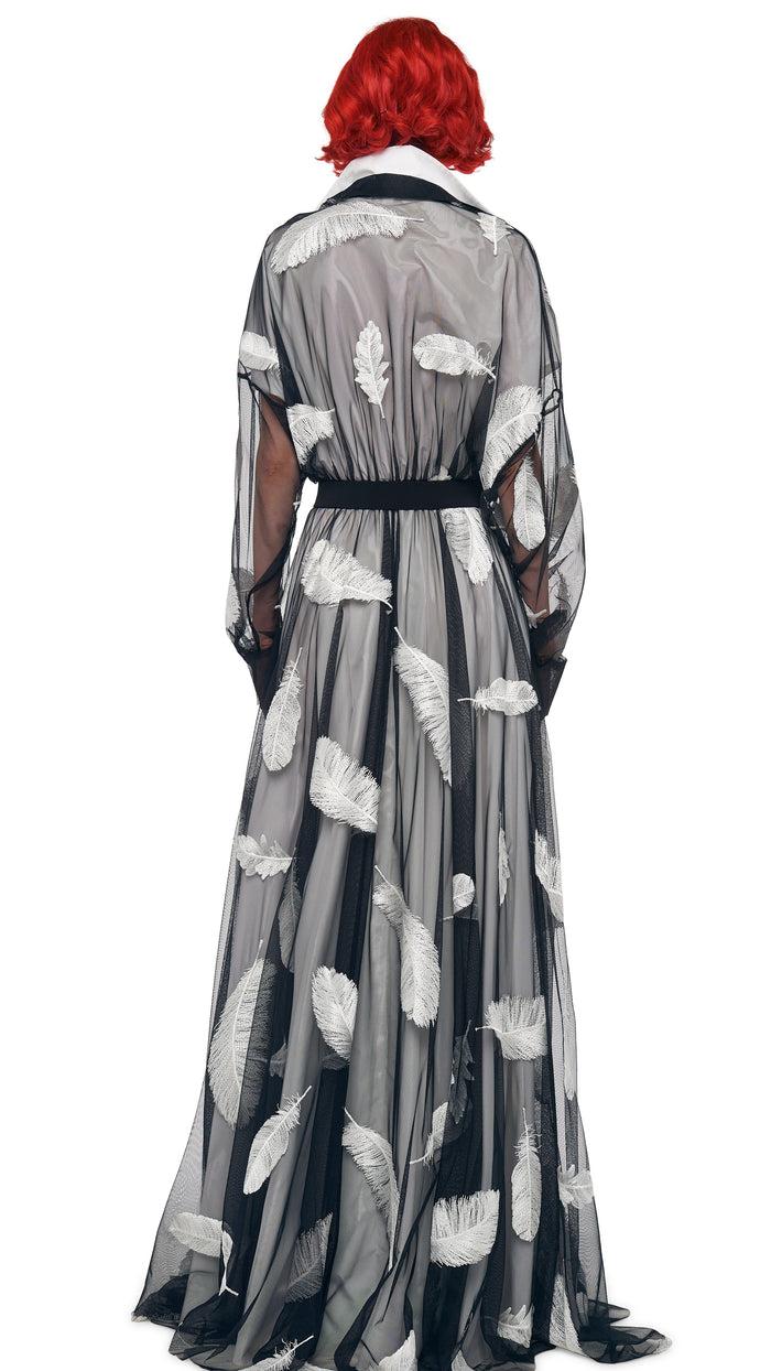 Norma Kamali SUPER OS BF NK SHIRT FLARED GOWN