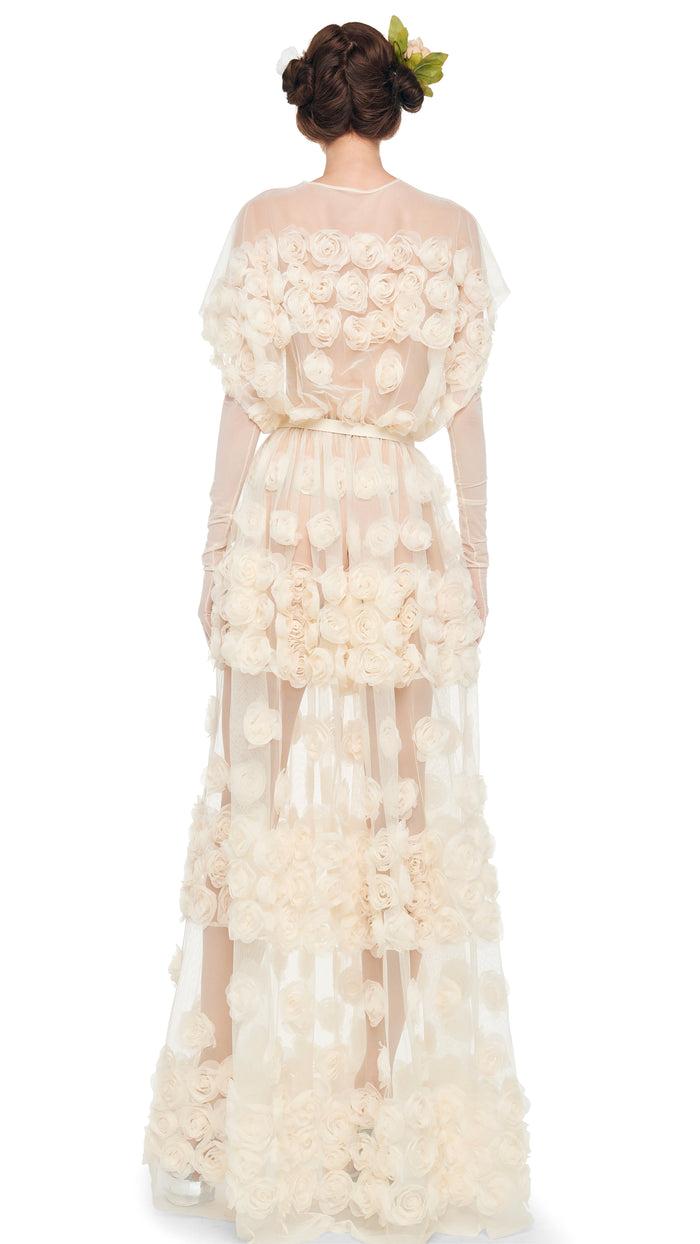 Norma Kamali SUPER OS SLEEVELESS BF FLARED GOWN