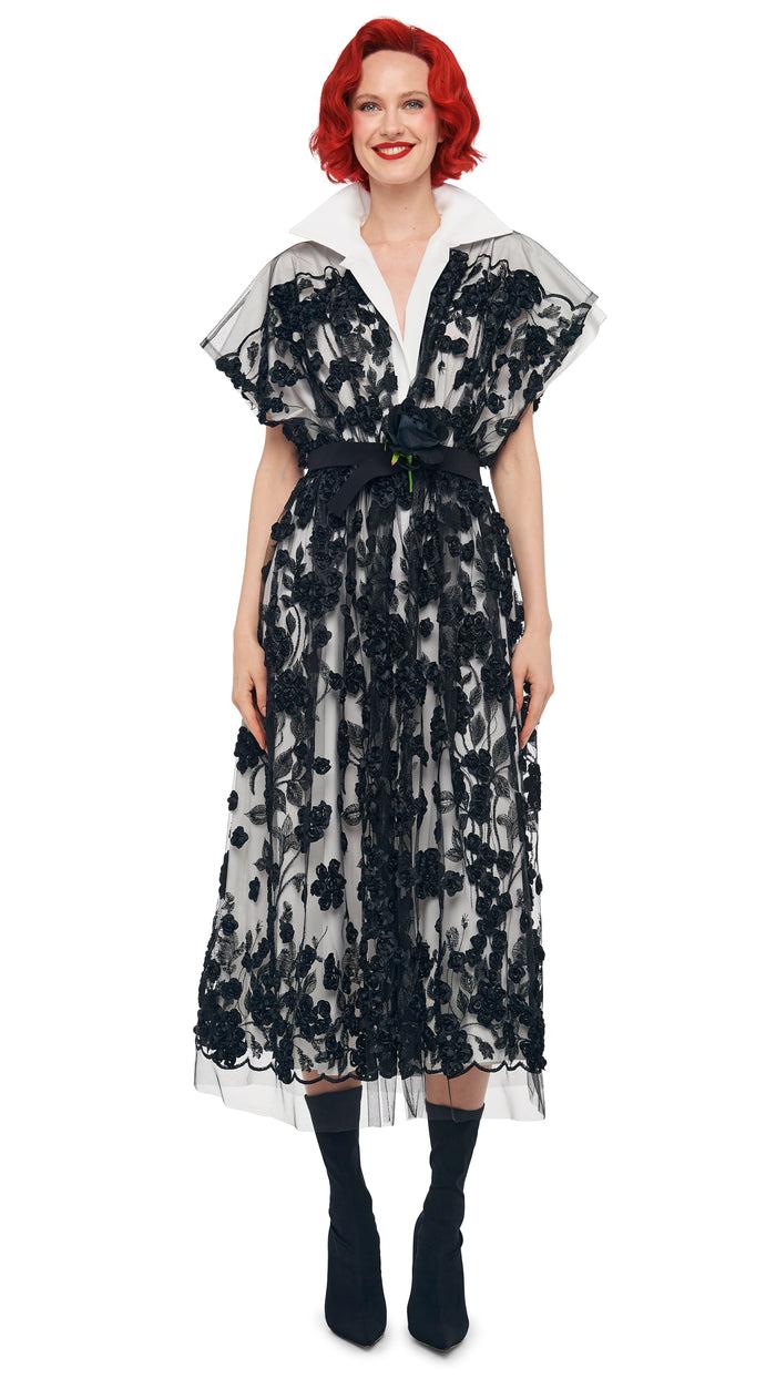 norma kamali SUPER OS SLEEVELESS BF MIDCALF DRESS