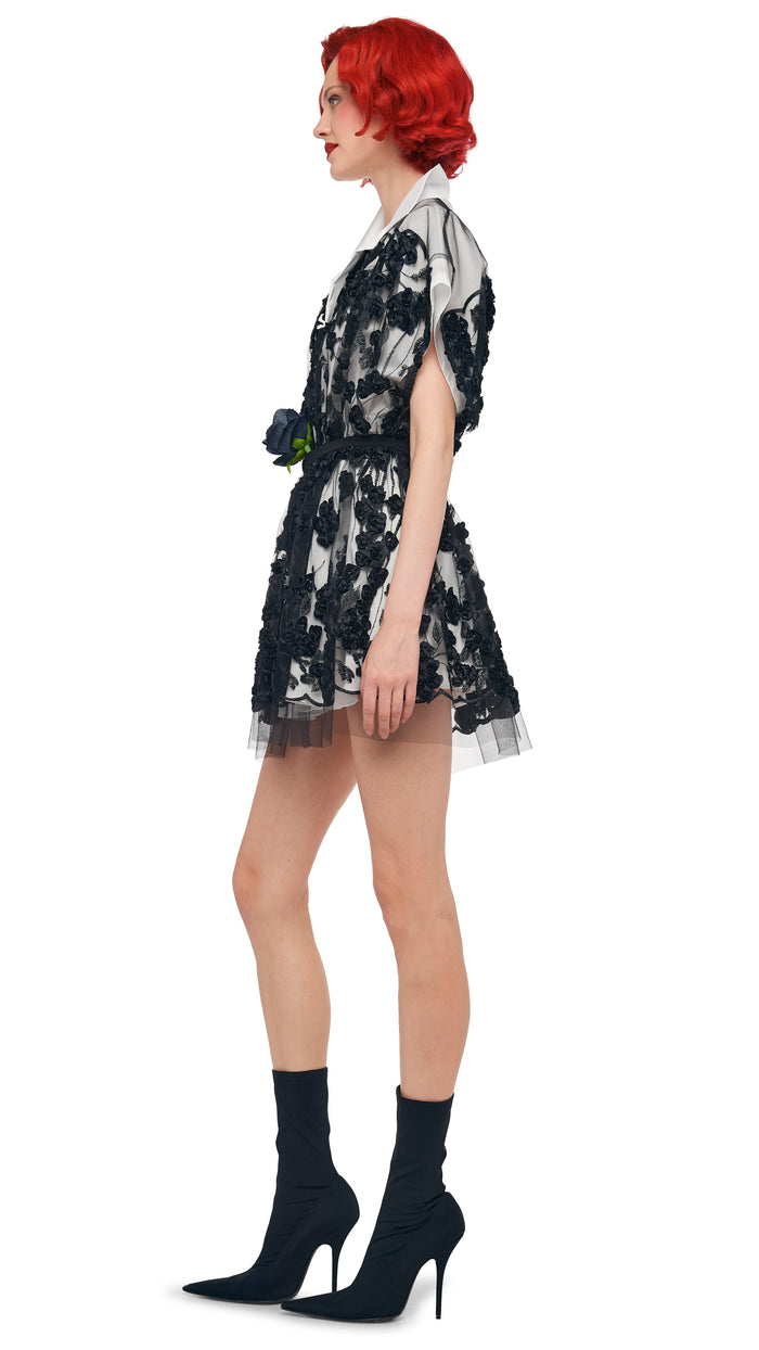 Norma Kamali SUPER OS SLEEVELESS BF MINI DRESS