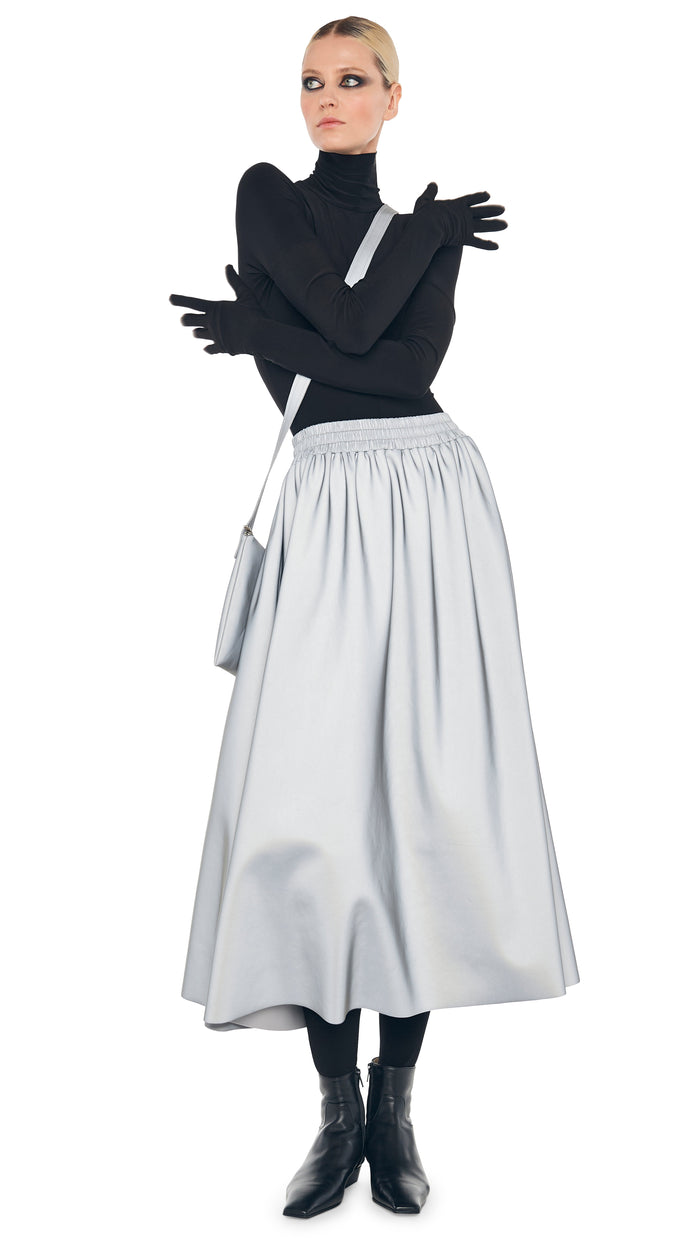 norma kamali SWEAT SKIRT TO MIDCALF