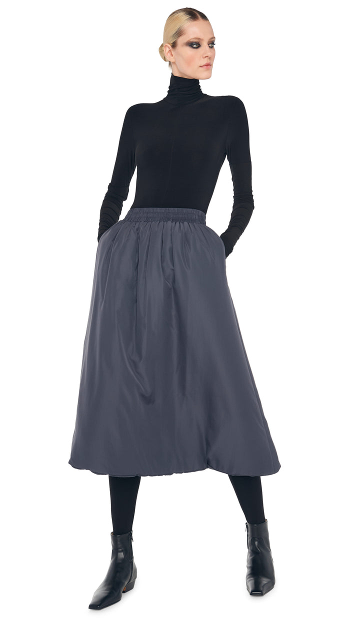 norma kamali SWEAT SKIRT TO MIDCALF