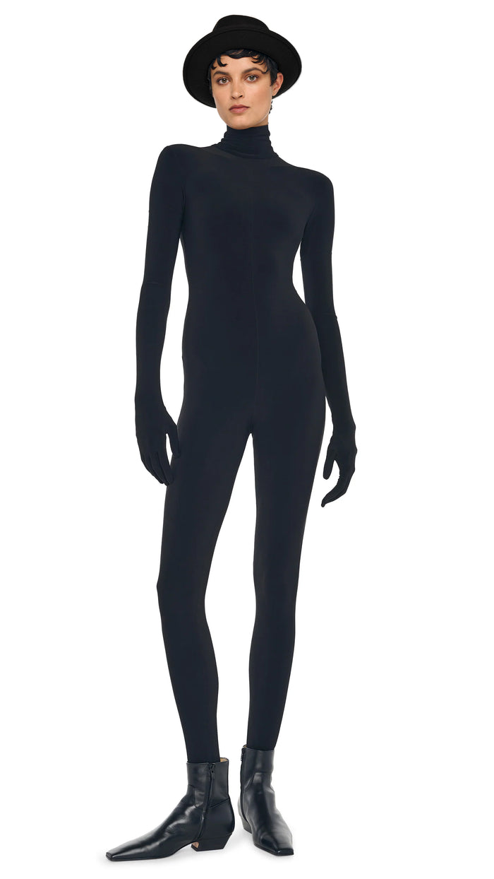 norma kamali TURTLE CATSUIT WITH FOOTIE
